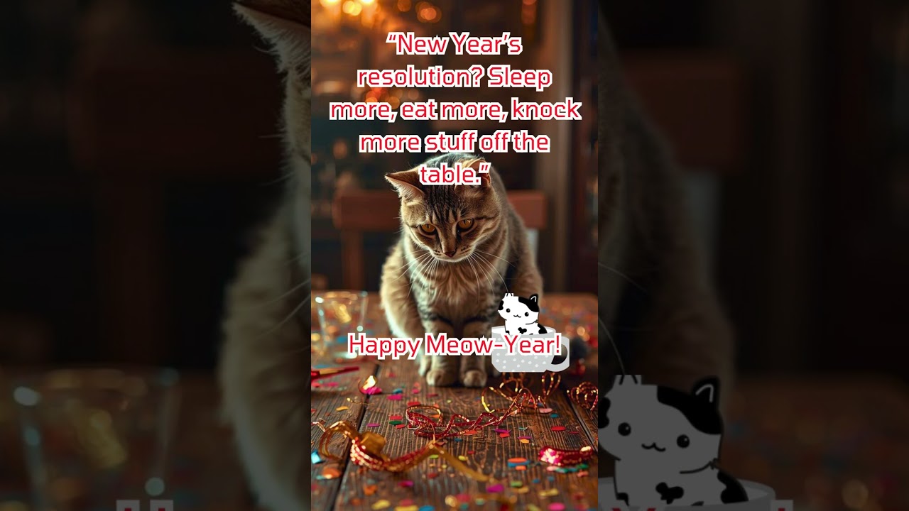 New Year’s resolution?Sleep more, eat more, knock more stuffoff the table 