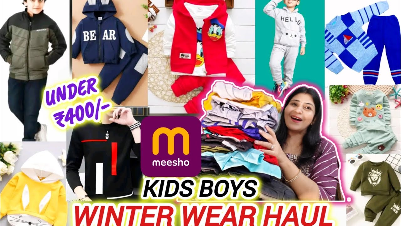Meesho Kids Boys Winter Wear Haul 💕Under ₹400/-| Boys Winter Collection 💕 Meesho Haul