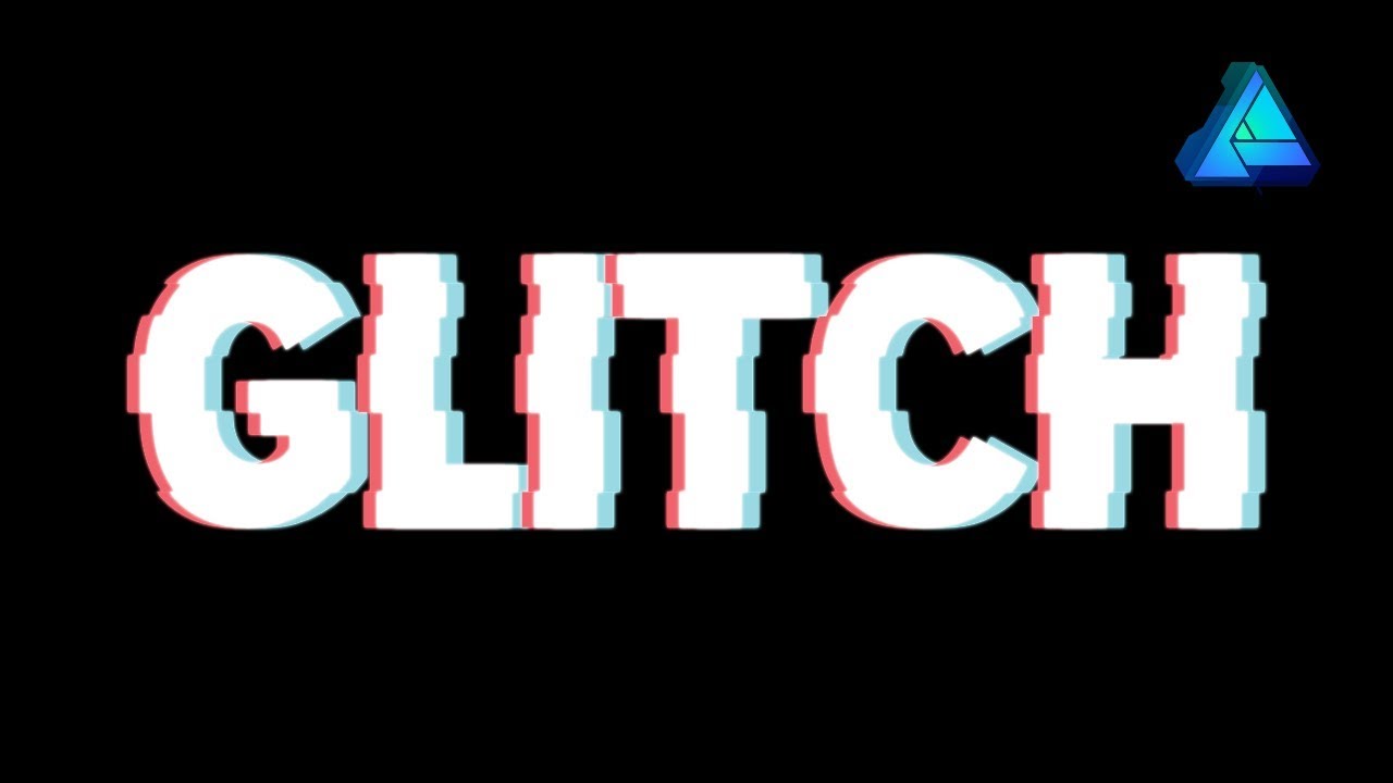 Text Glitch Effect Tutorial - Affinity Designer