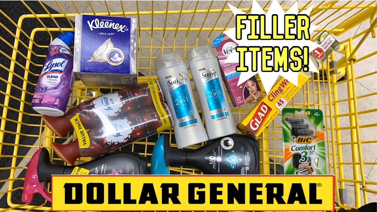 Dollar General | Cheap & Free Filler Items | $5/$25 Breakdowns Included | Meek’s Coupon Life