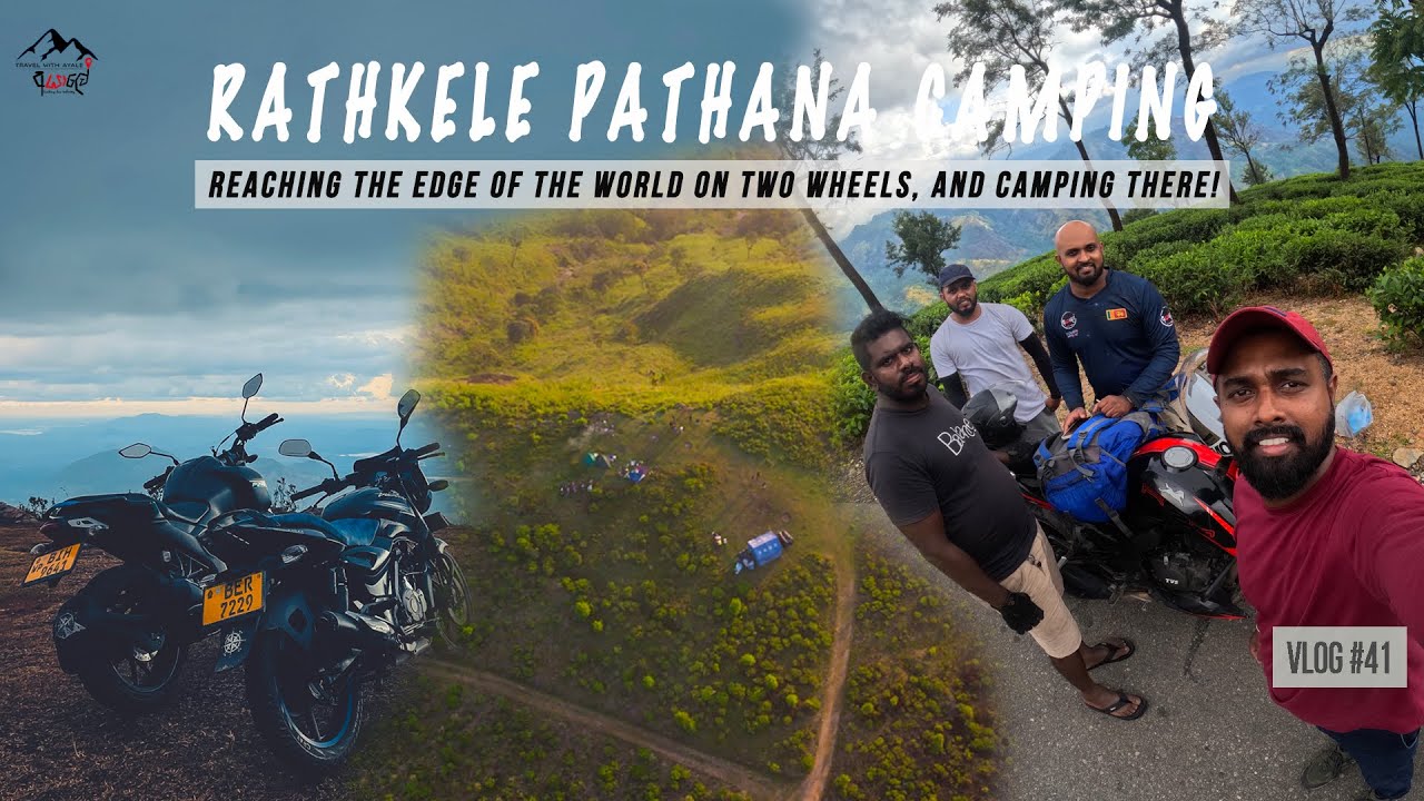 📍 Rathkele Pathana Camping | Madolsima Camping with Bike | රත්කැලේ පතන | Road Trip EP #01 | VLOG #41
