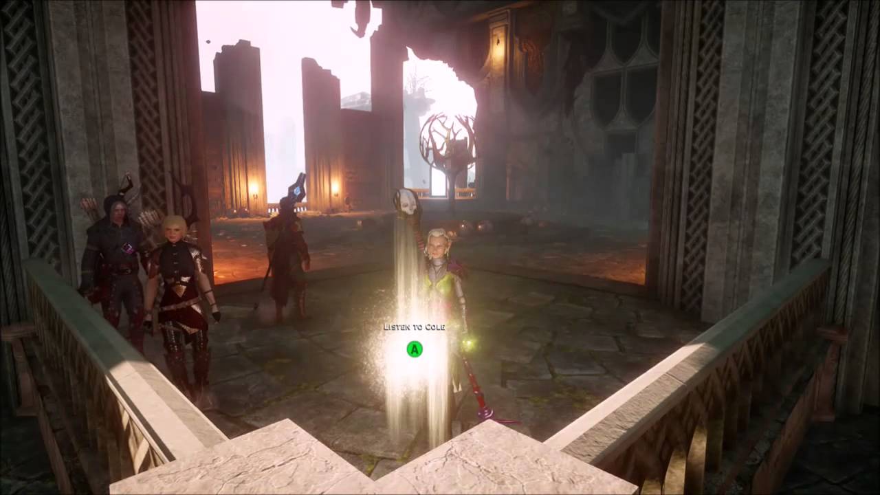 Dragon Age Inquisition. Trespasser Banter - Cole talking about Solas.