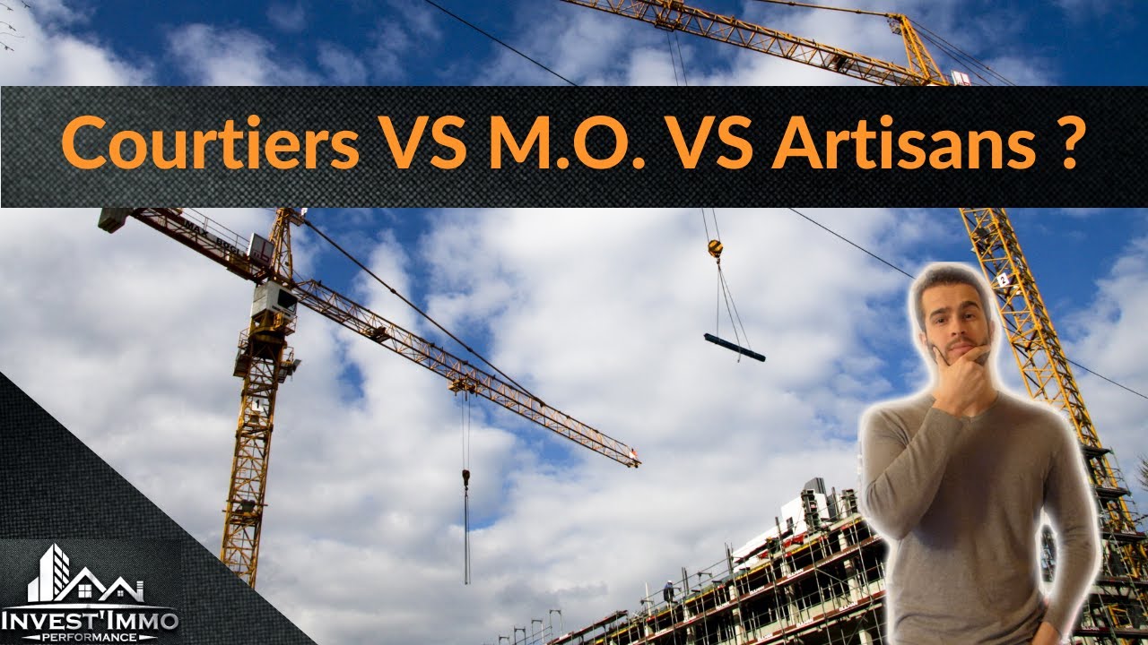 Courtier en travaux VS Maître d'Œuvre VS Artisans
