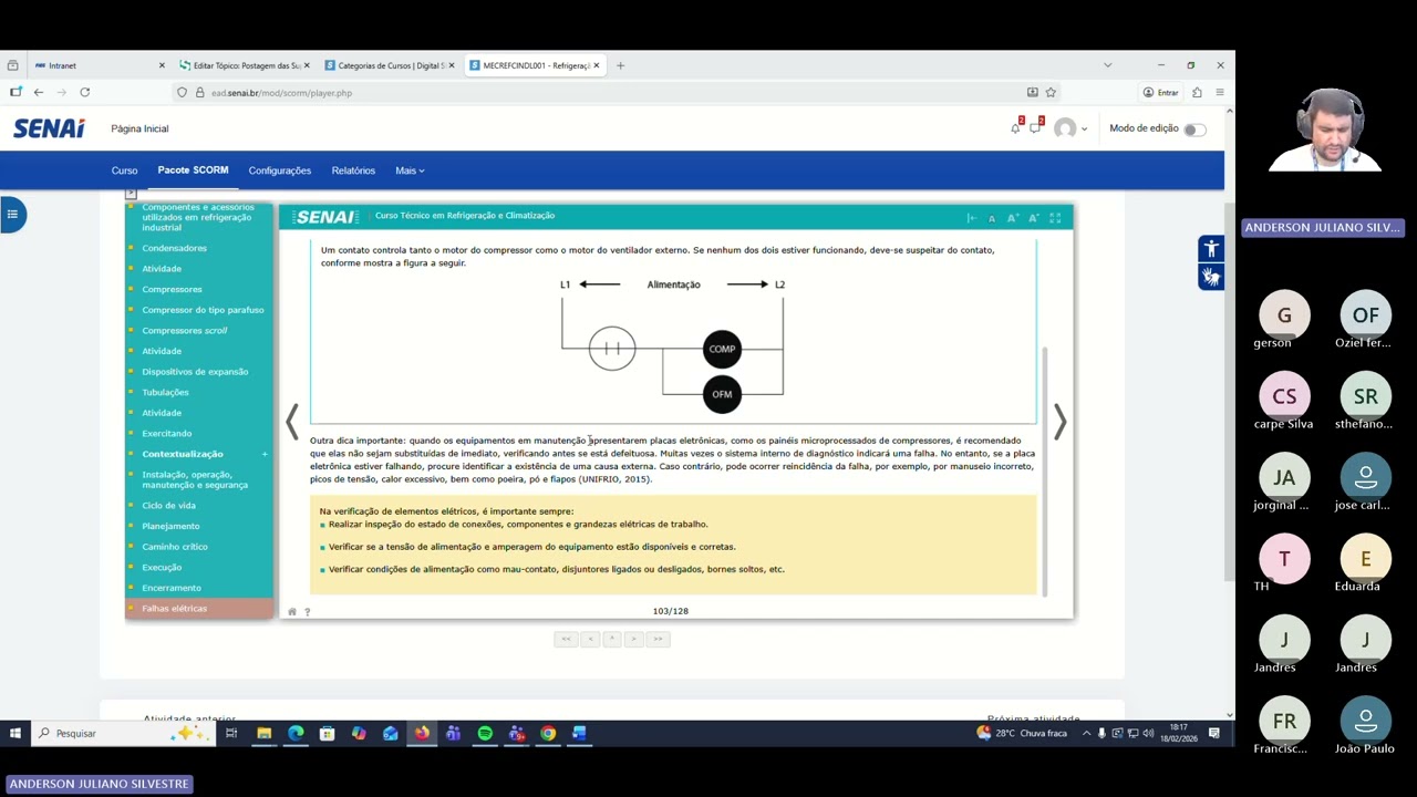 Web Aula MECREFCINDL001   Refrigeração e Climatização Industrial 20260218 180448