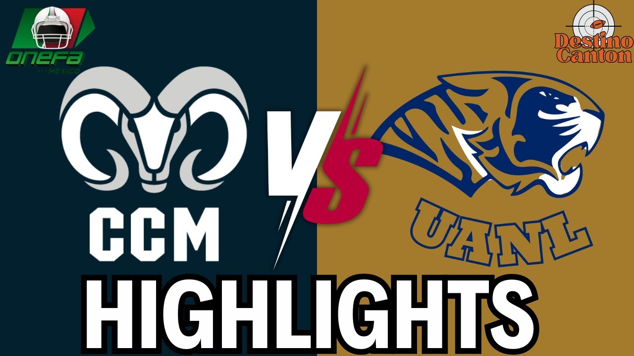 HIGHLIGHTS Aut&eacute;nticos Tigres vs Borregos CCM Semana 8 Liga Mayor ONEFA 2025