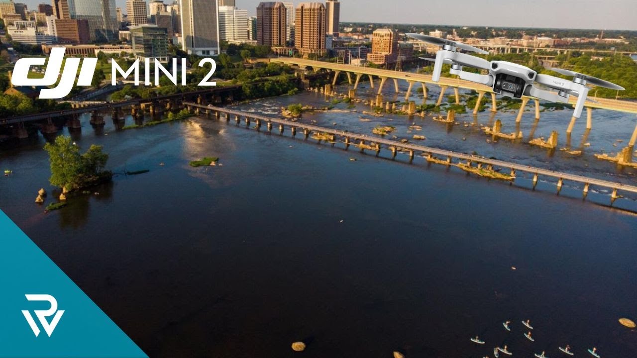 DJI Mini 2 4k Footage - Browns Island - Richmond, VA  🎡