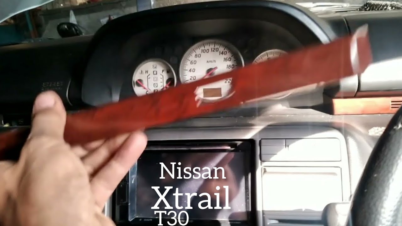 cara buka odometer nissan xtrail T30