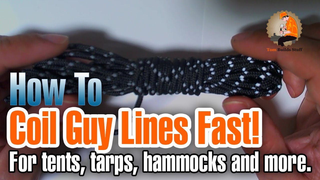 How To Coil Tent Guy Lines Fast and Easy