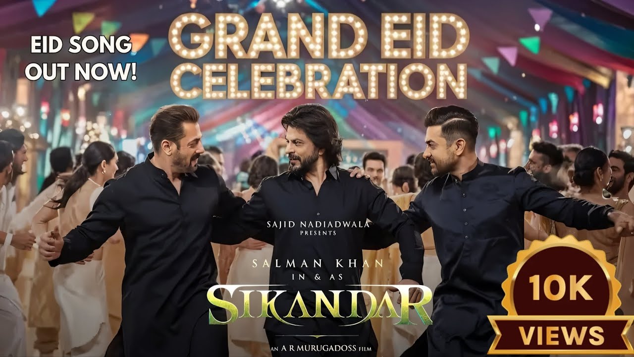 Eid Mubarak - Sikandar (Official Song) 🎵🔥Salman Khan & Rashmika Mandanna | Eid Special 2025