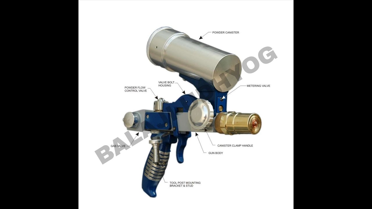 5P POWDER FLAME SPRAY GUN