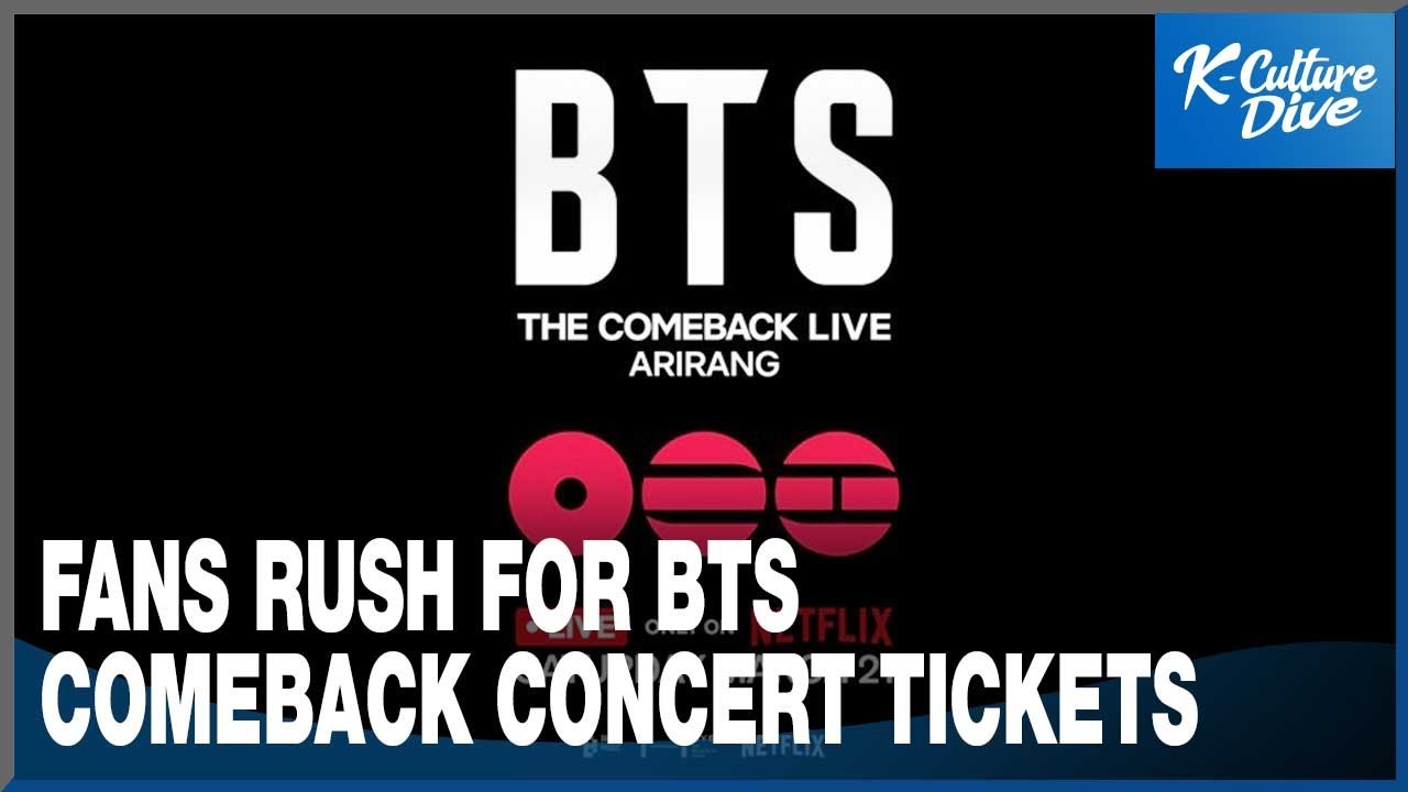 [K-Enter] Fans rush for BTS comeback concert tickets