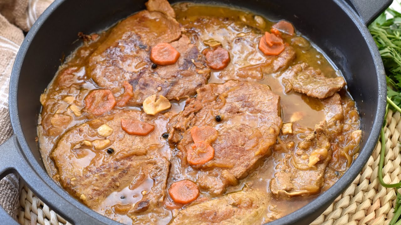 Ternera en salsa a la pimienta