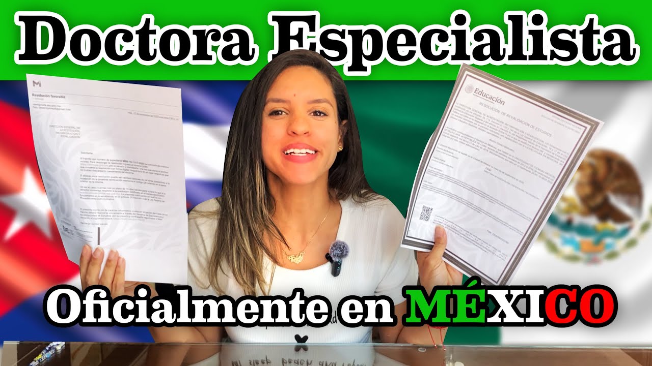 Doctora CUBANA que logró obtener RECONOCIMIENTO en MÉXICO