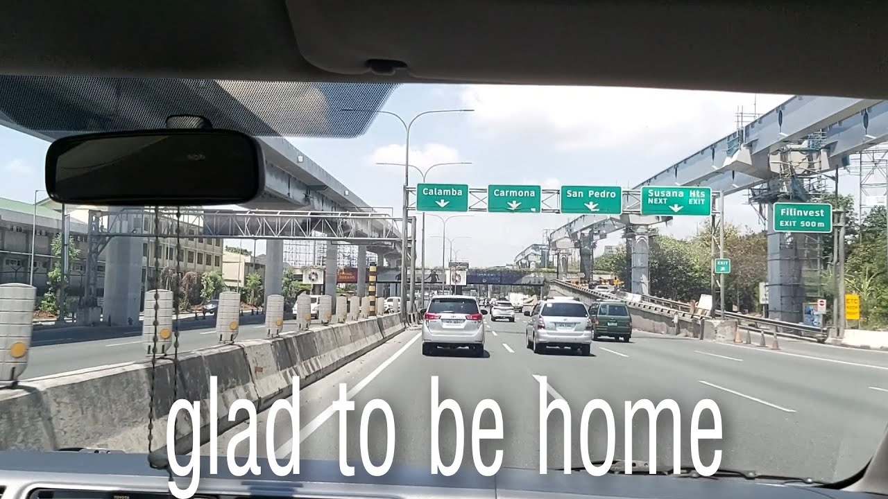 glad to be home