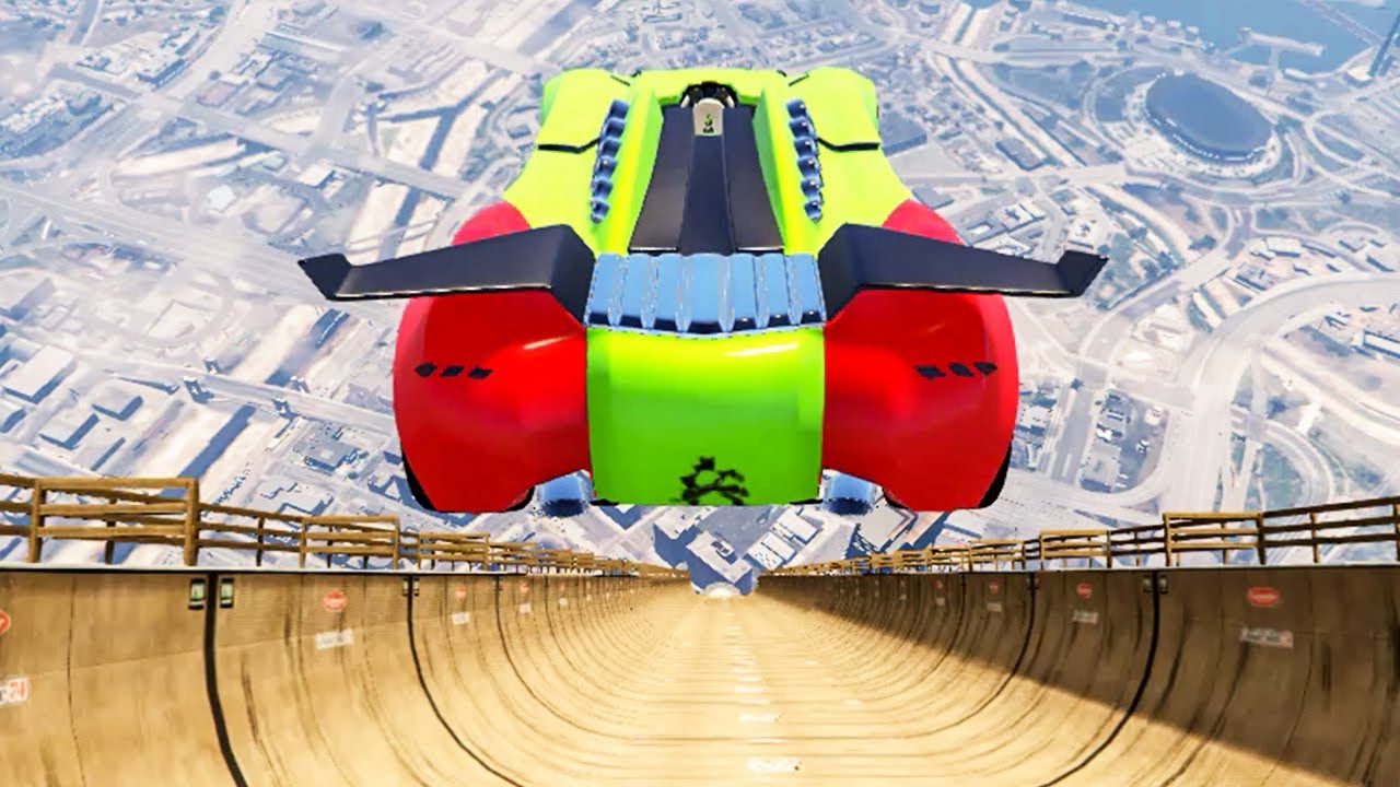 GTA 5 MEGA RAMP Longest Jump Compilation (GTA 5 Mods Gameplay Moments)