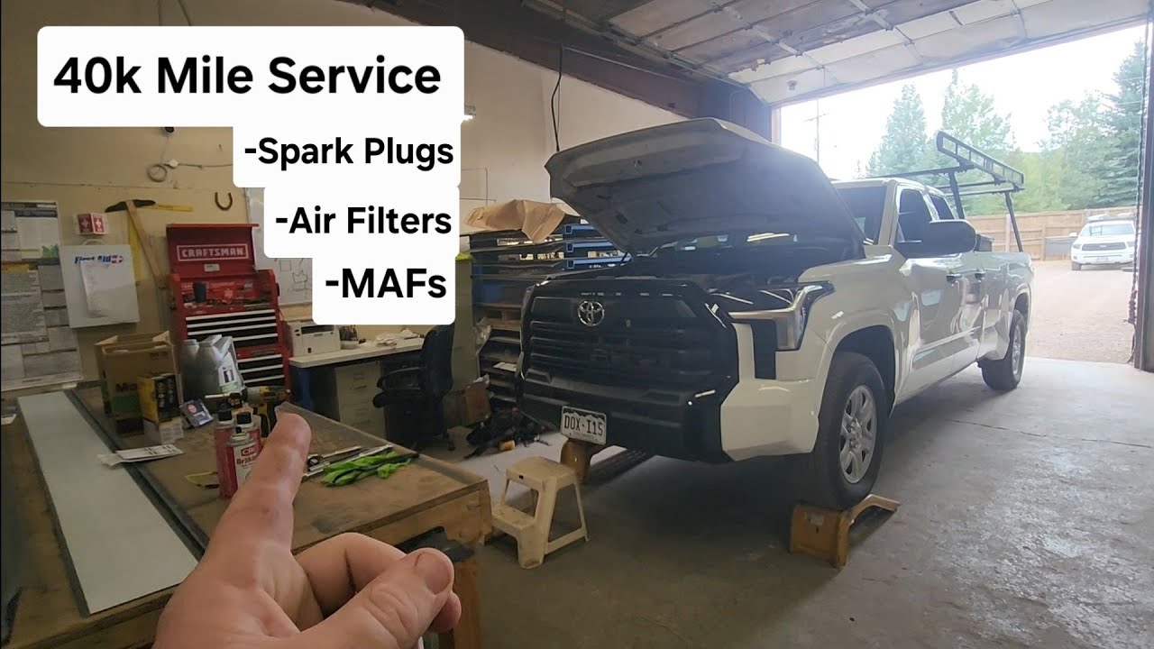 Turbo Tundra Tune Up !! How To Change Spark Plugs on 2022 2023 2024 2025 Toyota Tundra + 40k update!
