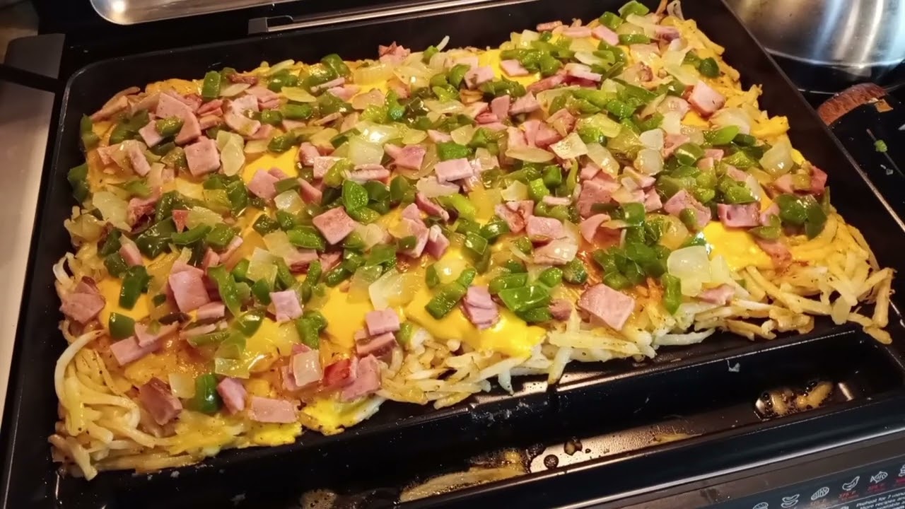 Ninja Sizzle Hash Brown Omelet