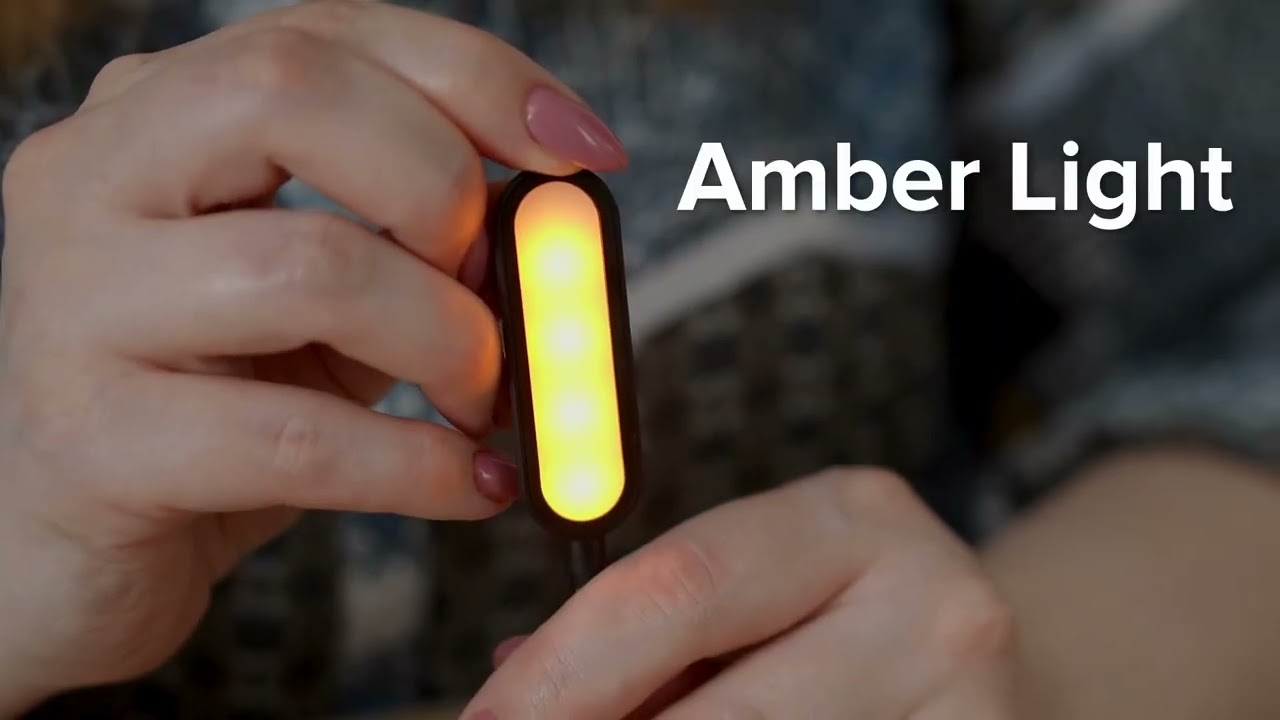 Lampka z Klipsem do Czytania Amber Zdrowe dla Oczu Światło