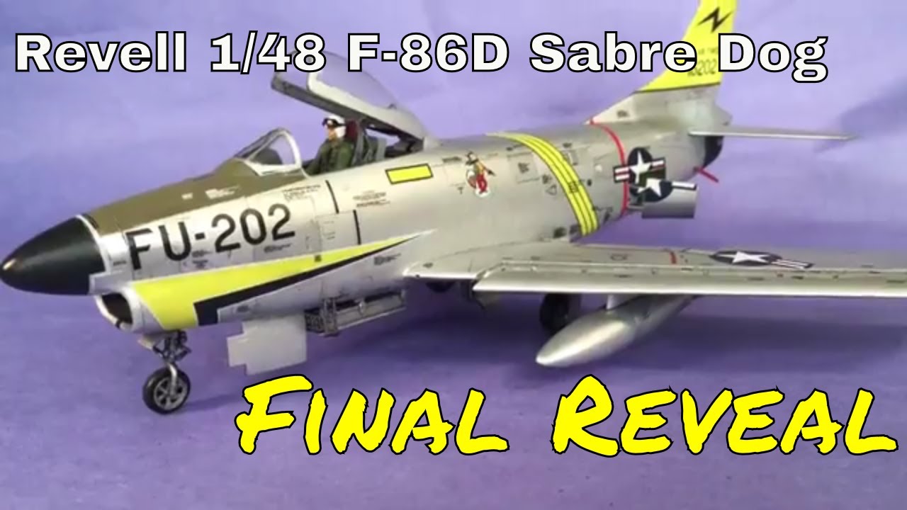 Building the Revell 1/48 F-86D Sabre Dog-Part 5 Final Reveal