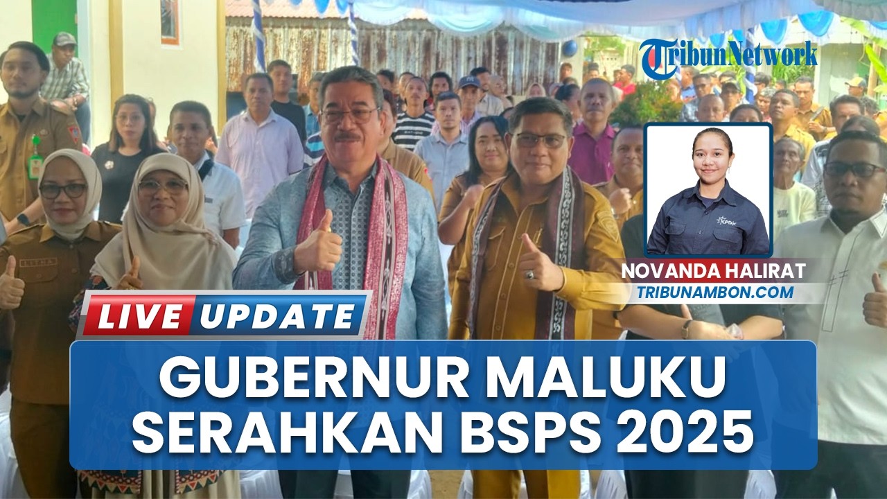 Gubernur Maluku Serahkan BSPS 2025 di Hative Kecil, Perjuangkan Tambahan Kuota dan Anggaran