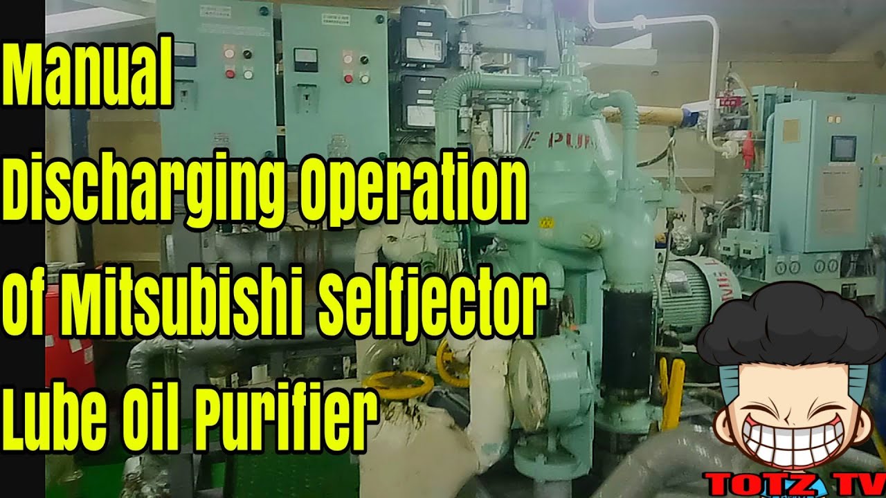 Paano mag Manual discharge ng selfjector LO purifier