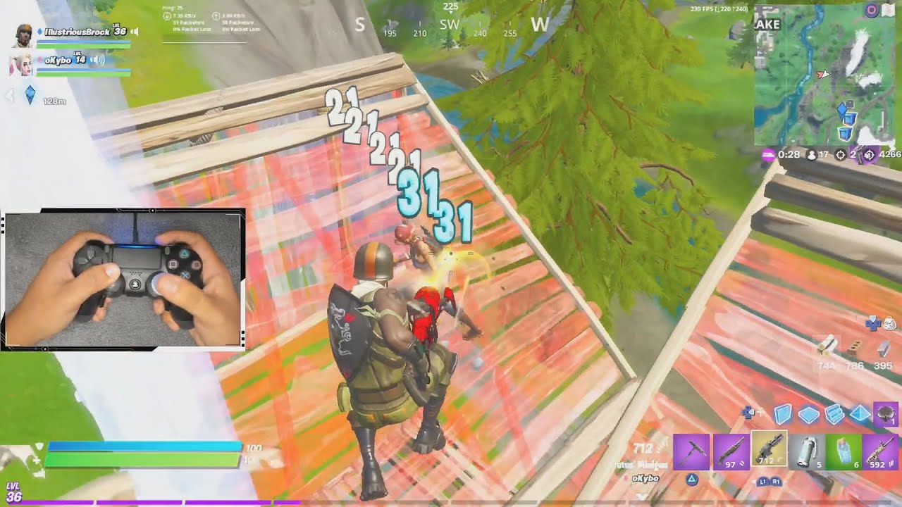 Mythic minigun is so broken | Brock & @okybo tear it up 🤧