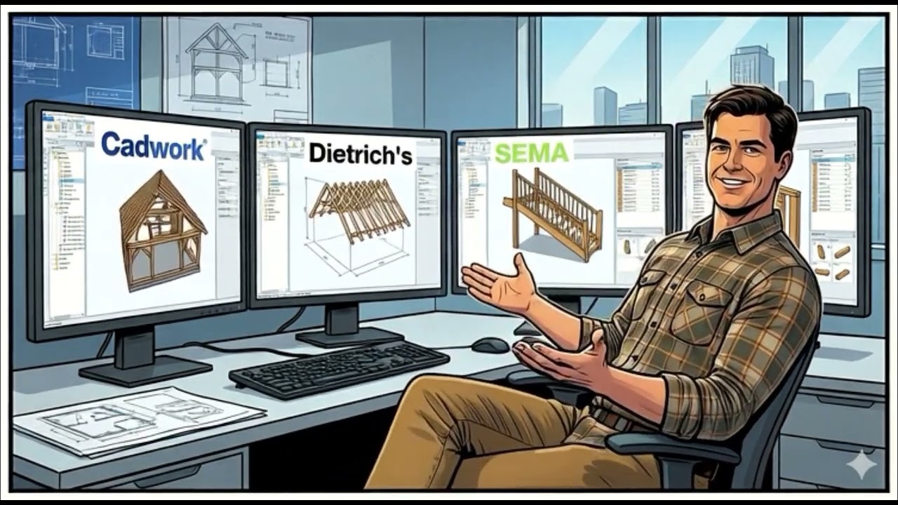 Wenn KI auf Holzbau trifft: Der Song f&uuml;r die Arbeitsvorbereitung (Comic Video)