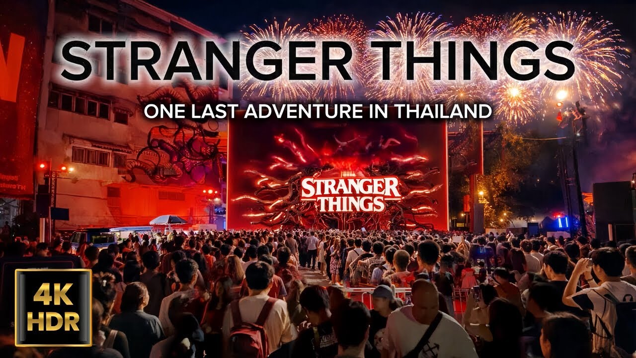 🎬 4K HDR | Stranger Things | ONE LAST ADVENTURE in Thailand 🇹🇭