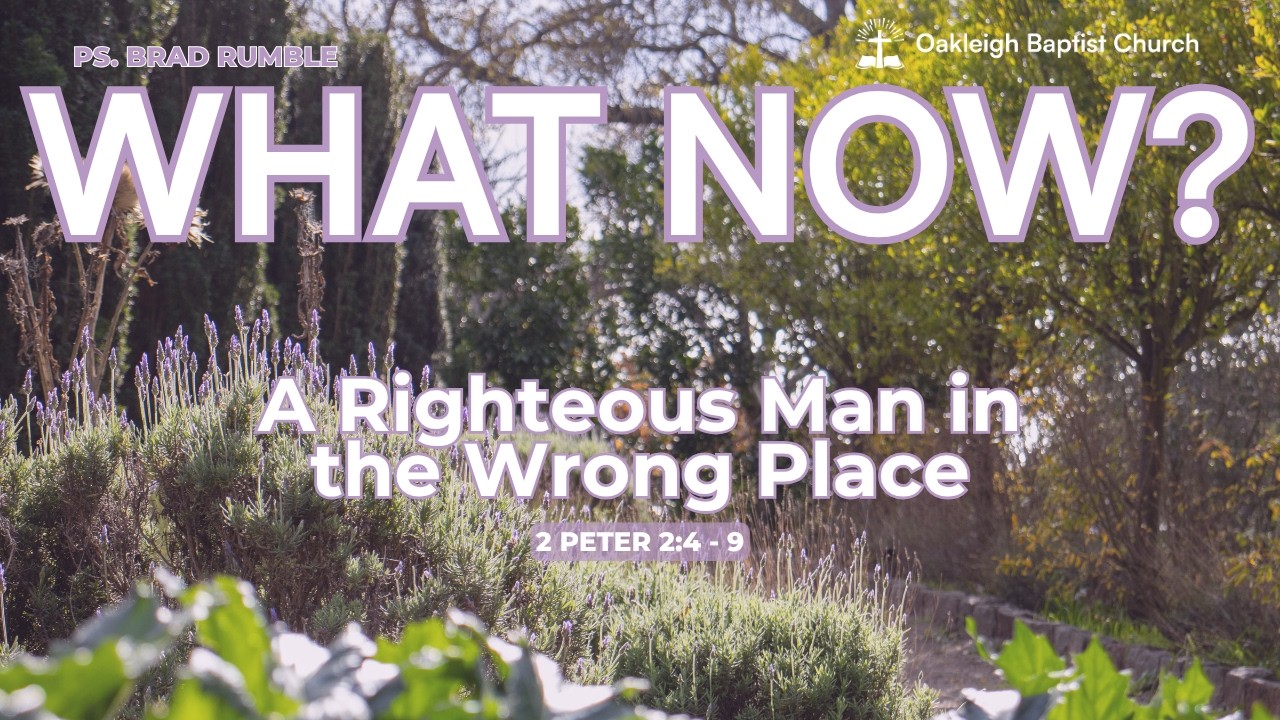 A righteous man in the wrong place