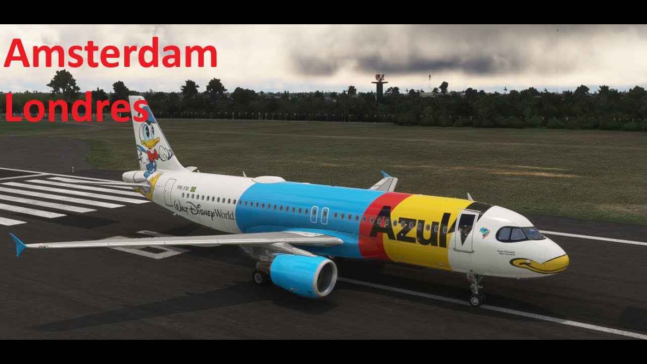 🔴 (FS2024 2K) EHAM Amsterdam - EGLC Londres | A320: Europa de novo!! 🔴