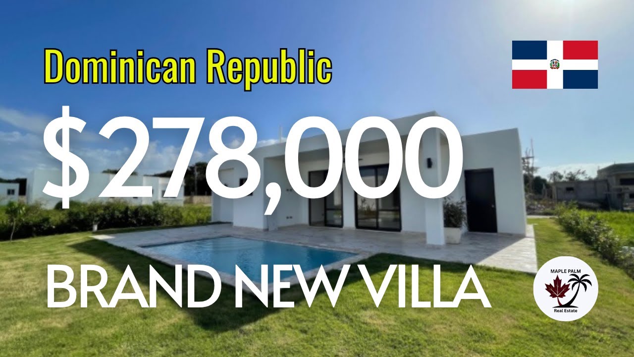 Brand New Villa Tour! $278K | Sosua Ocean Village, Dominican Republic