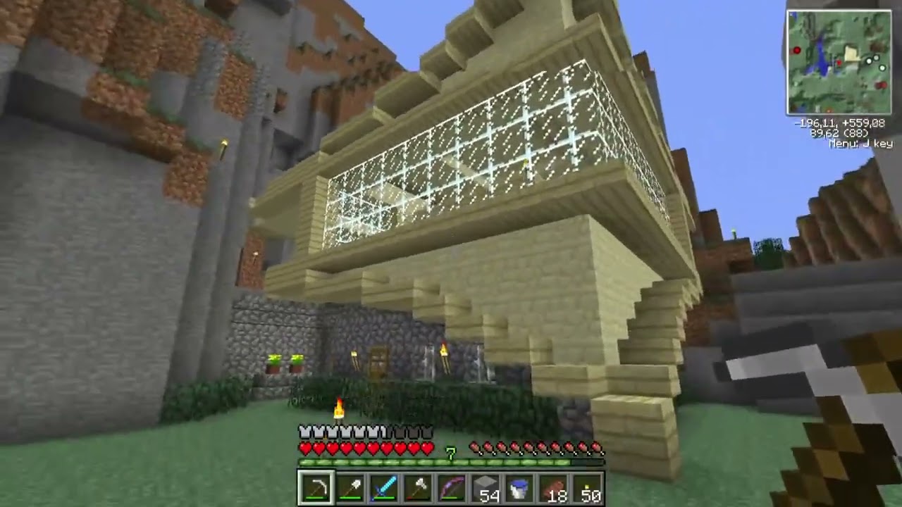 Minecraft pro začátečníky (67. díl) Dostavba domu a přehrada (1. část)
