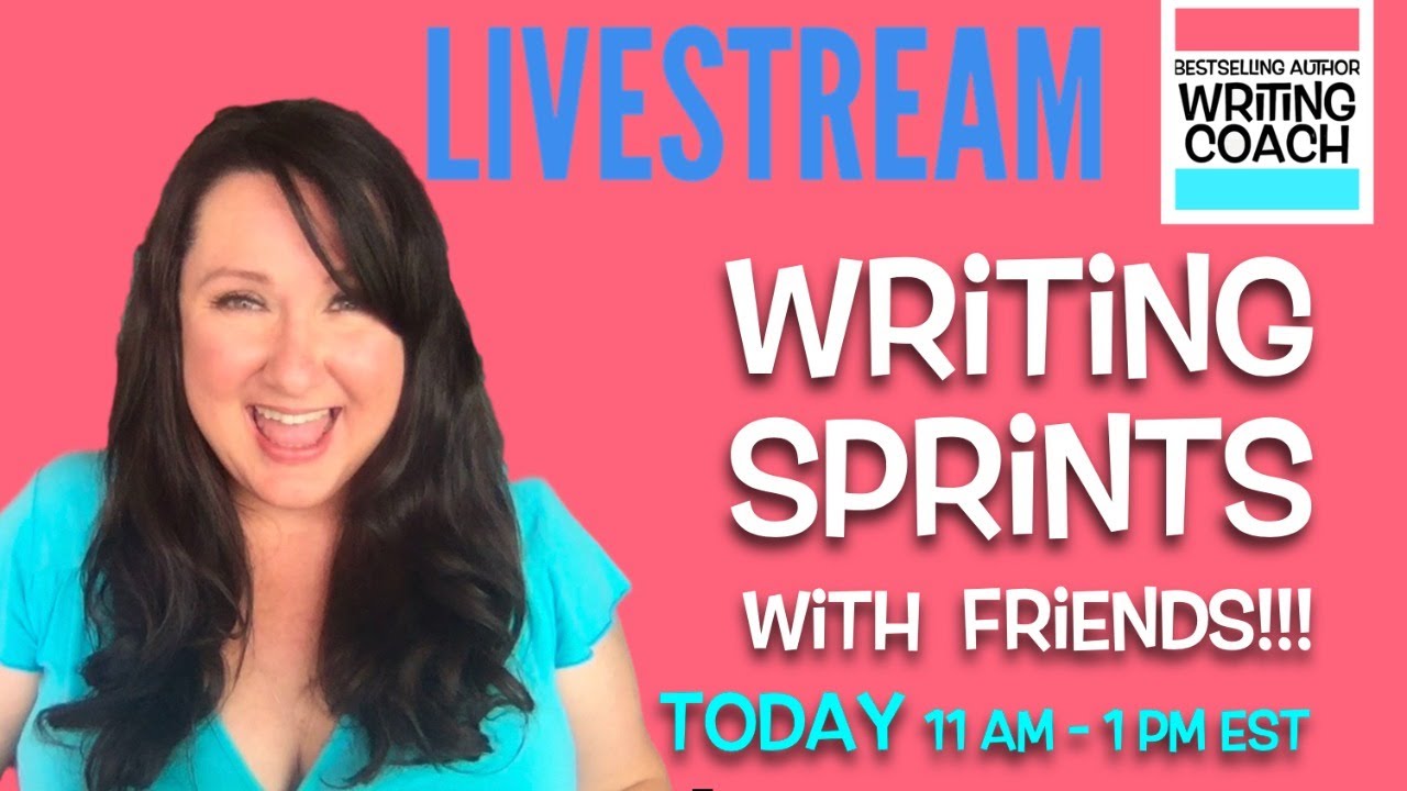 Wordsprints NOW!  💻💻💻 Let's go!💥 Writing Sprints LIVESTREAM aka How to Write FAST!