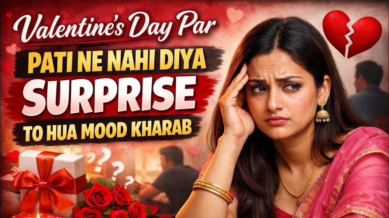 Valentine's day par pati ne nahi diya surprise to hua mood kharab.. #dailyvlog #familyvlog 