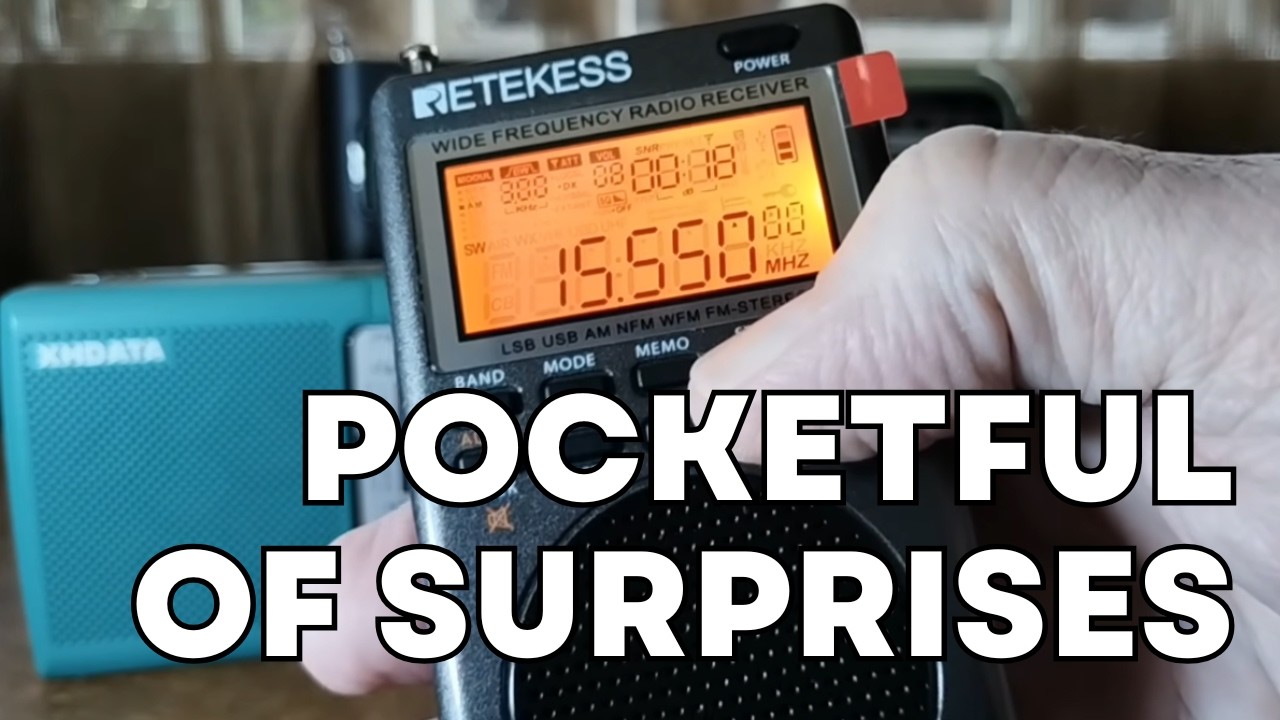 🔊 Удивительно хорошее карманное радио! Retekess TR-110 / HRD-747 действительно умеет всё (FM/SW/V...