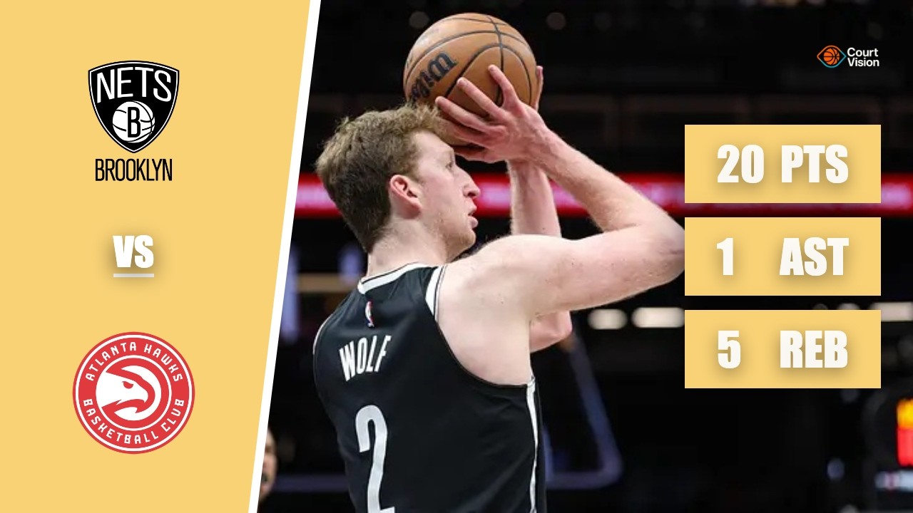 SL - Danny Wolf - 20 Points, 1 Assist, 5 Rebounds vs Hawks - 2026 Summer League