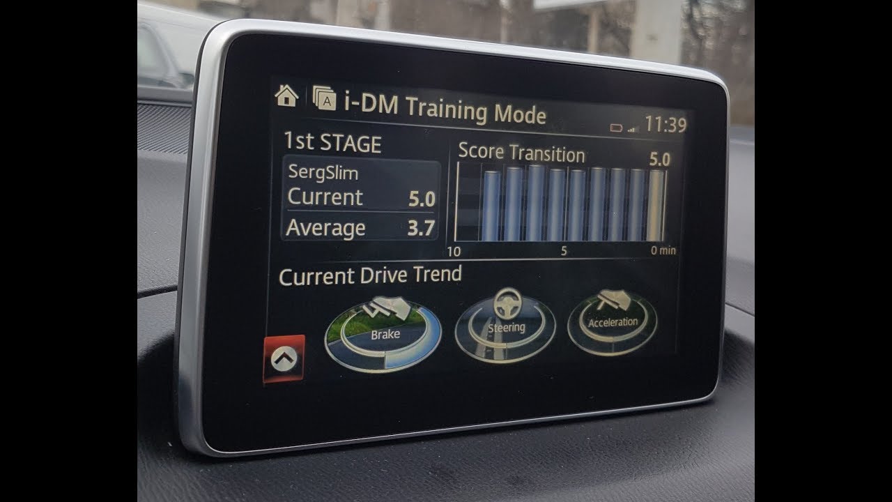 Инструкция по активации функции i-DM в автомобиле Mazda 3 BM (SkyActiv 2015)