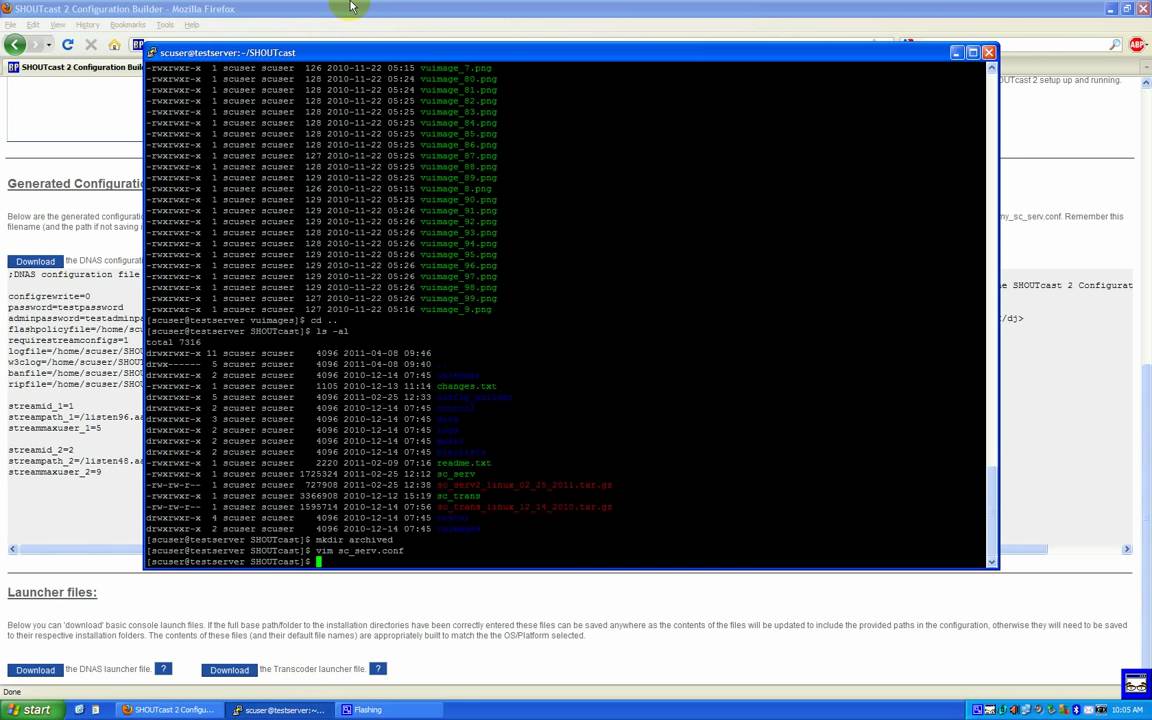 Install SHOUTcast 2 tools on a remote Linux server (Part 2)