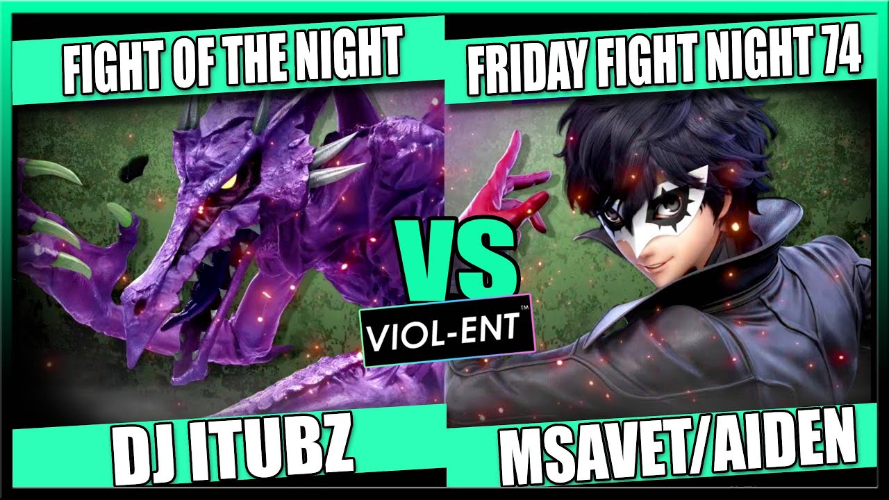 HE TAUNTED???🤬 | VIOL-ENT FIGHT OF THE NIGHT: DJ iTubz (Ridley) vs Aiden (Joker) | #Ssbu #Tournament