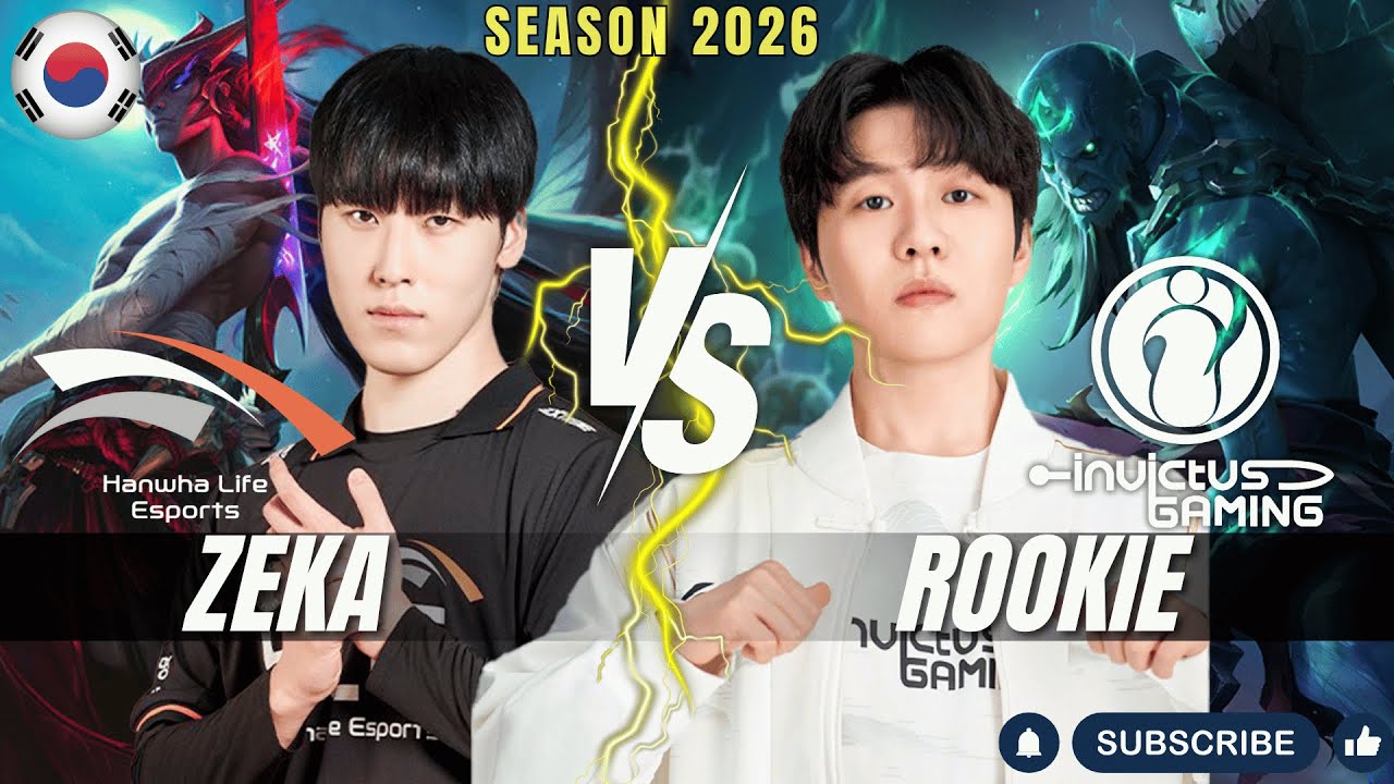 HLE Zeka vs IG Rookie - Zeka YONE vs Rookie RYZE Mid - Patch 26.1 KR Ranked | lolrec