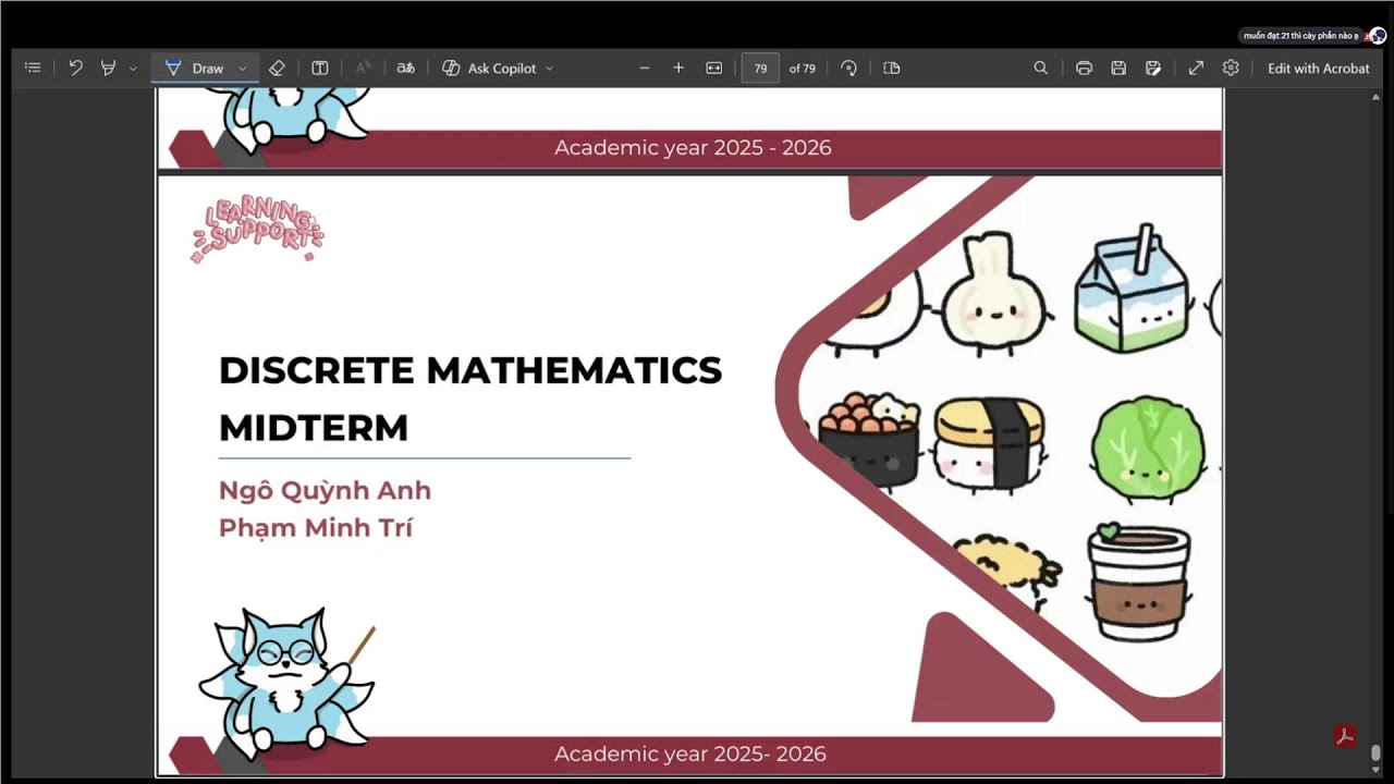 Discrete Math Midterm Review