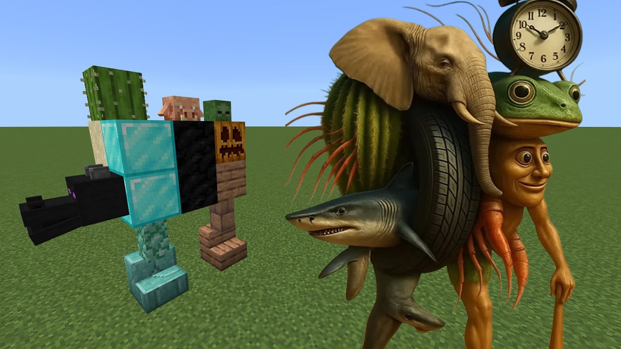ОБНОВЛЕНО Итальянский аддон Brainrot в Minecraft PE