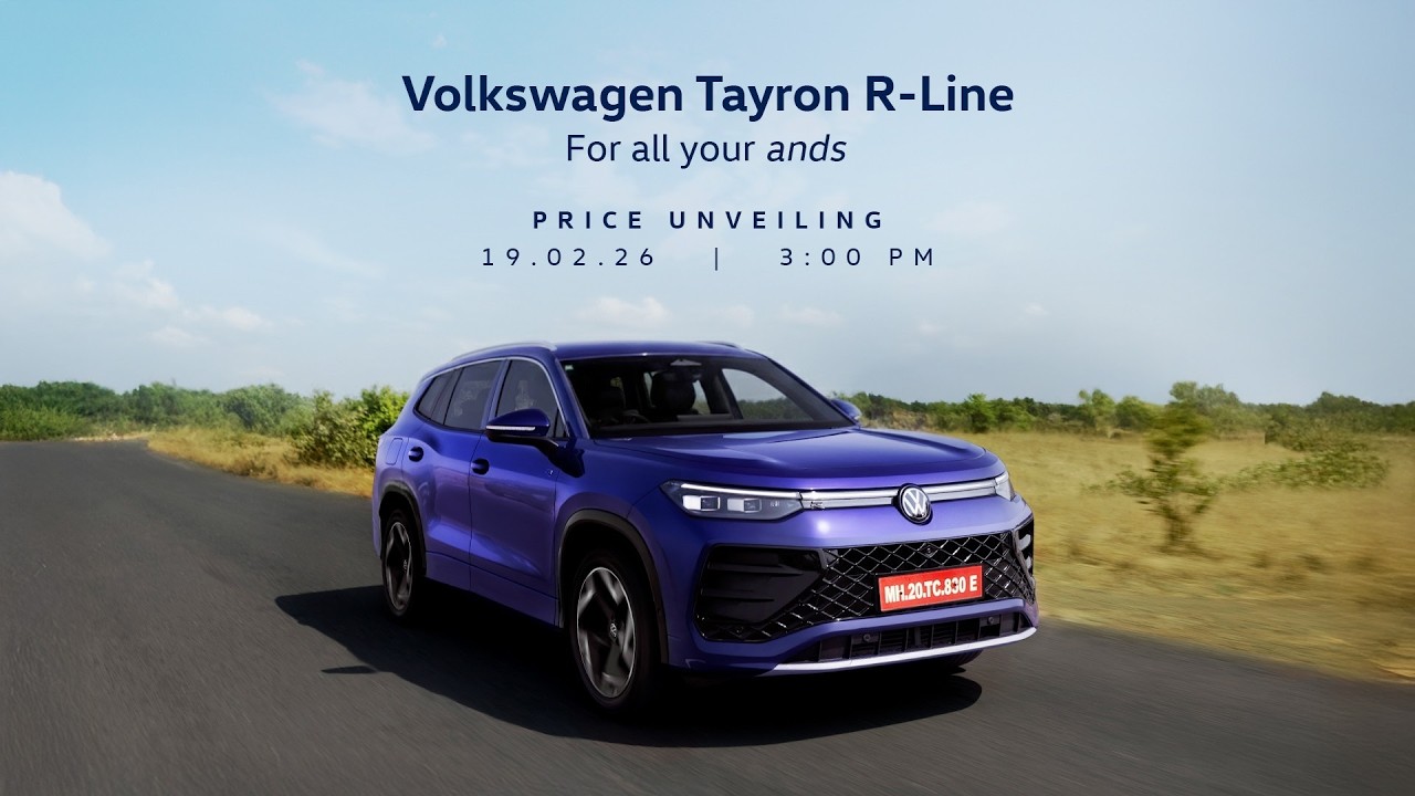 The Volkswagen Tayron R-Line | Price unveil