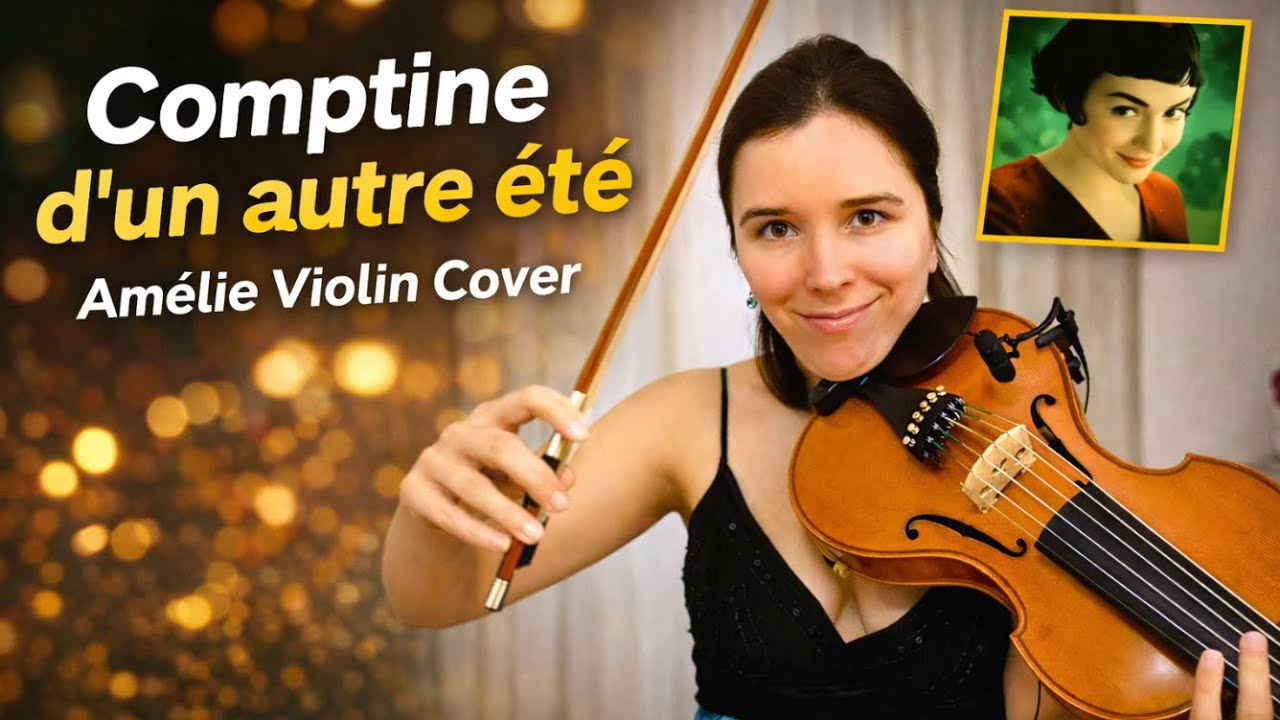 Comptine d’un autre été (Amélie) – 6-String Violin Cover