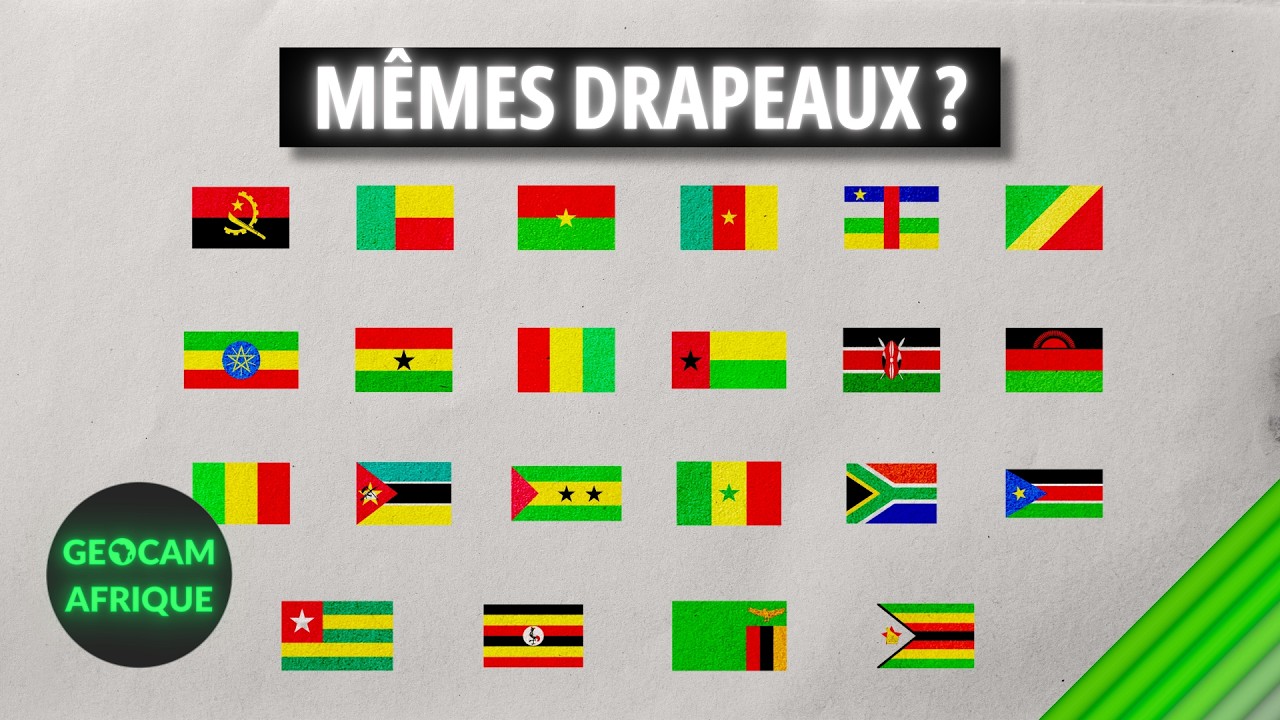 Pourquoi les drapeaux africains ont l’air identiques ?