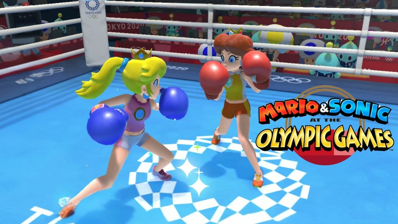 Boxing Hard Gameplay Mario & Sonic At The Olympic Games Tokyo 2020 Peach Mario Sonic Bowser Jr +