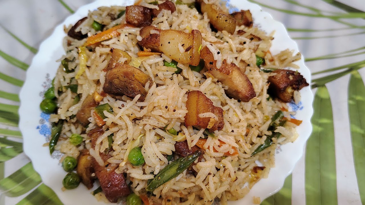 Pork Fried Rice/How to make pork fried rice