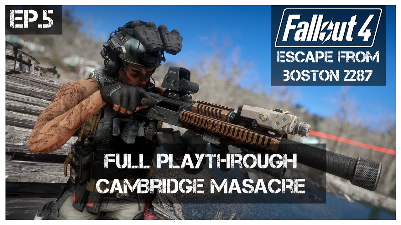 Fallout: Escape From Boston Full Playthrough I Episode 5 I Cambridge Massacre