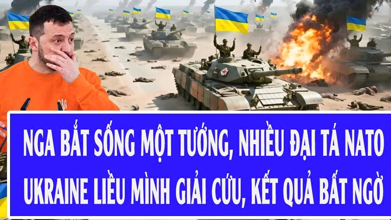 Nga bắt sống một tướng, nhiều đại tá NATO, Ukraine liều mình giải cứu, kết quả bất ngờ