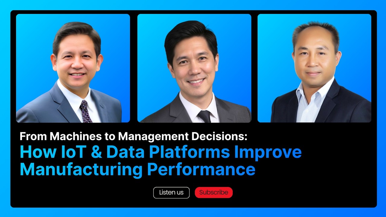 From Machines to Management Decisions  How IoT & Data Platforms Improve Manufacturing